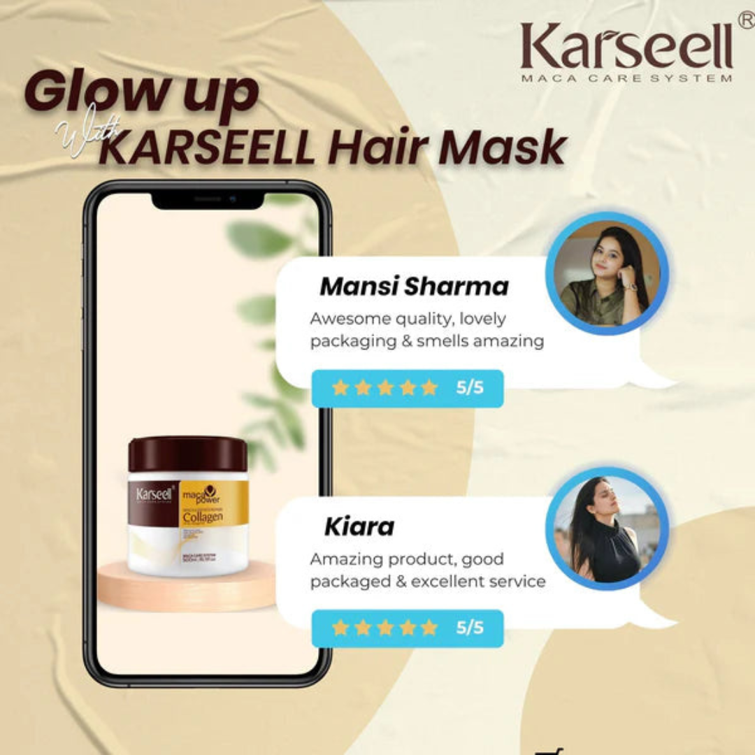 Karseell Collagen Hair Mask ( Buy 1 Get 1 free*)