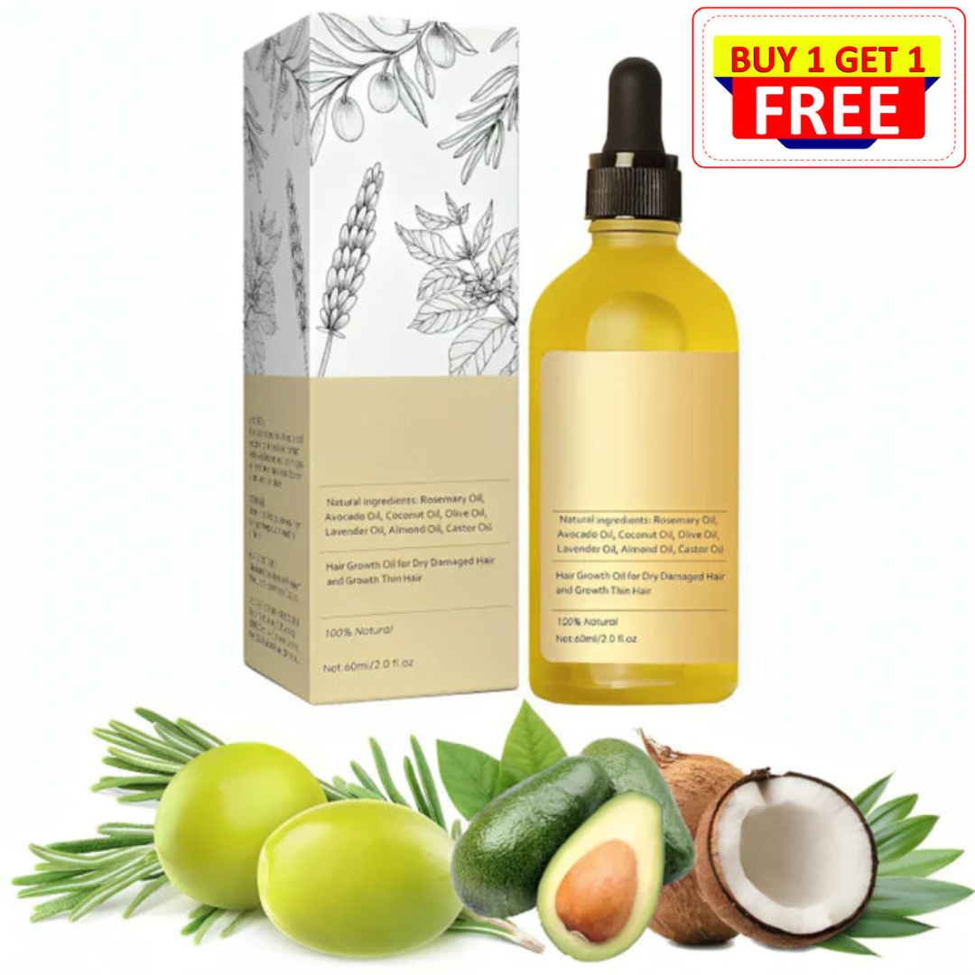 Veganic Natural Hair Growth Oil ( BUY 1 GET 1 FREE )