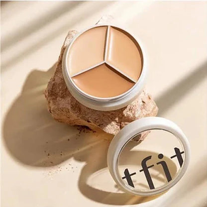 TFIT 3-Color Concealer  Korea Concealer Cream All Skin Tones  (Buy 1 Get 1 Free)