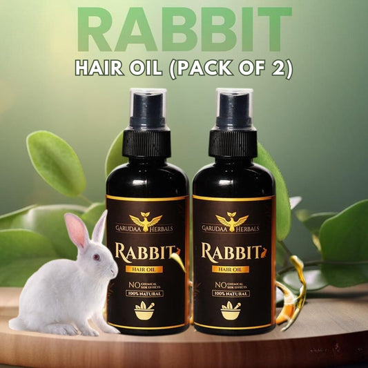 Rabbit Blood Hair Oil(Pack of 2) 🌿🐇 हेयर ऑयल जो बालों के वृद्धि एवं विकास में बहुत फायदेमंद है ⭐⭐⭐⭐⭐